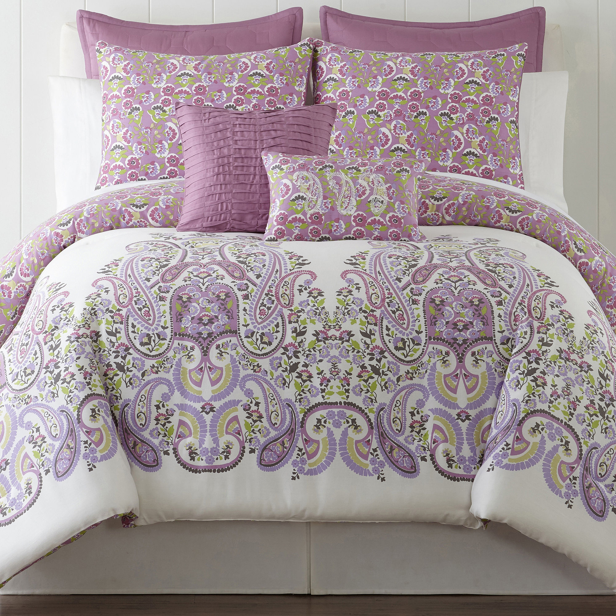 Roselle Lilac 5-pc. Comforter Set