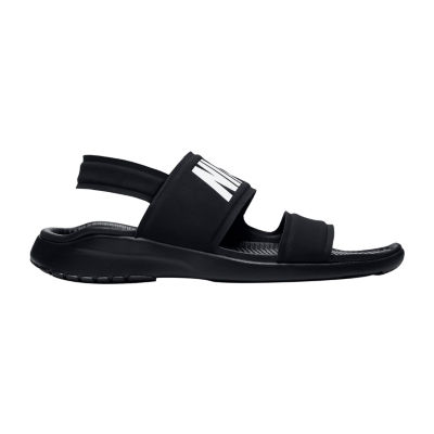 nike sandals womens black and white