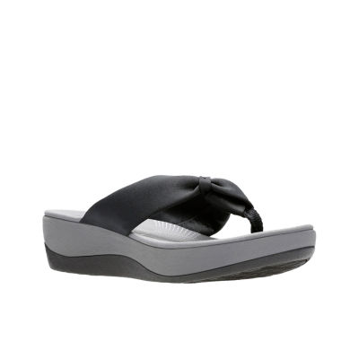 clarks flip flops womens