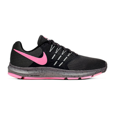 pink running shoe