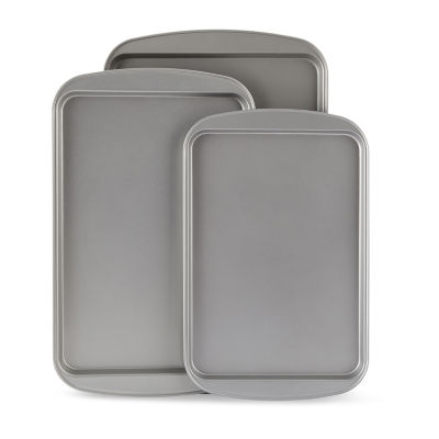 Cooks 3-PC. Cookie Sheet Set J-30801B, Color: Grey - JCPenney
