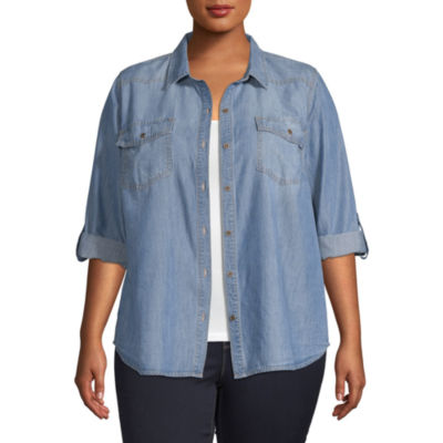 jcpenney ana plus size jeans