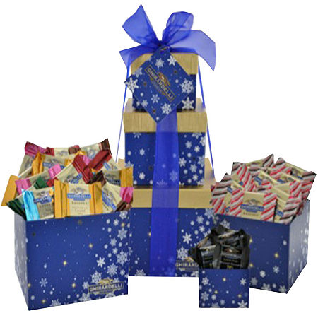 UPC 747599823602 product image for Ghirardelli 3-Tier Chocolate Gift Tower | upcitemdb.com