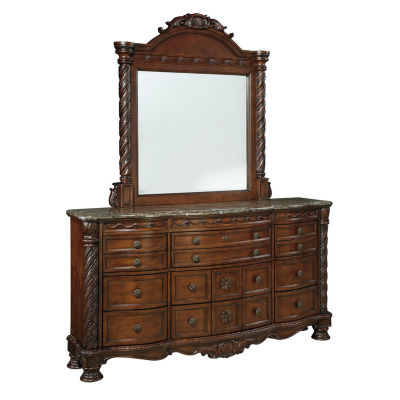 Signature Design By Ashley North Shore Dresser And Mirror