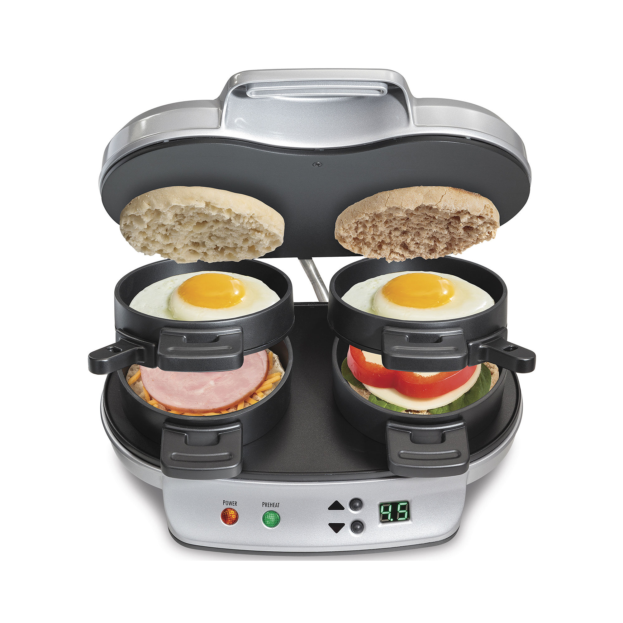 Hamilton Beach Dual Breakfast Sandwich Maker Shop Your Way Online