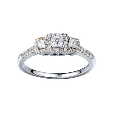 ... Lives Foreverâ„¢ 12 CT. T.W. Diamond Vintage-Look Engagement Ring