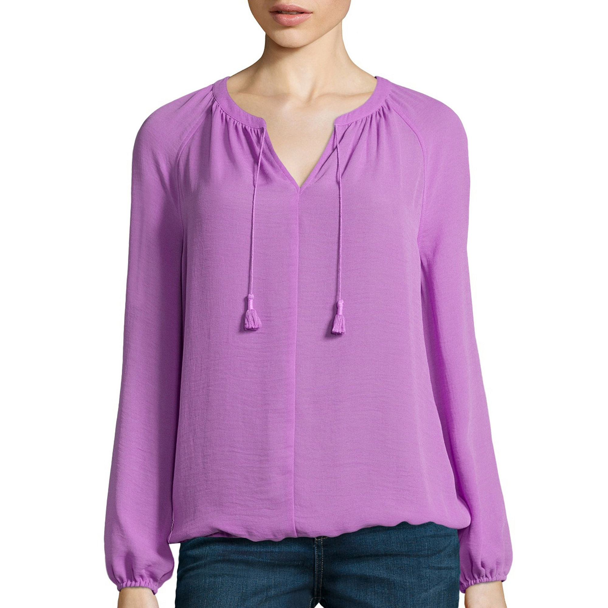 UPC 085124170075 Liz Claiborne Peasant Blouse