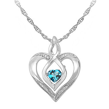 Love in Motion™ Genuine Topaz and Diamond-Accent