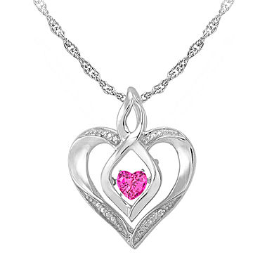 Love in Motion™ Lab-Created Pink Sapphire and