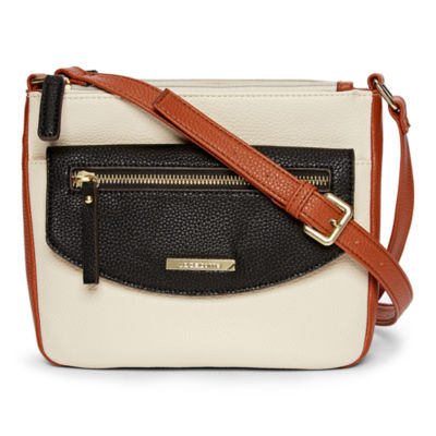 double zip crossbody bag