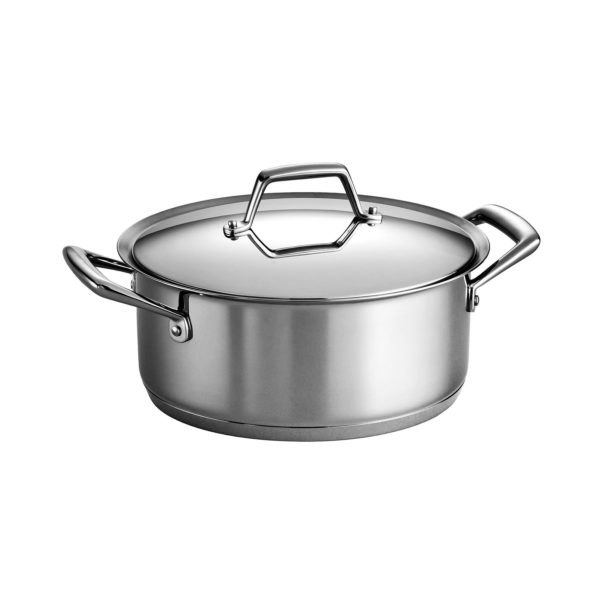 Tramontina Gourmet Prima 5-qt. Tri-Ply Stainless Steel Covered Dutch Oven