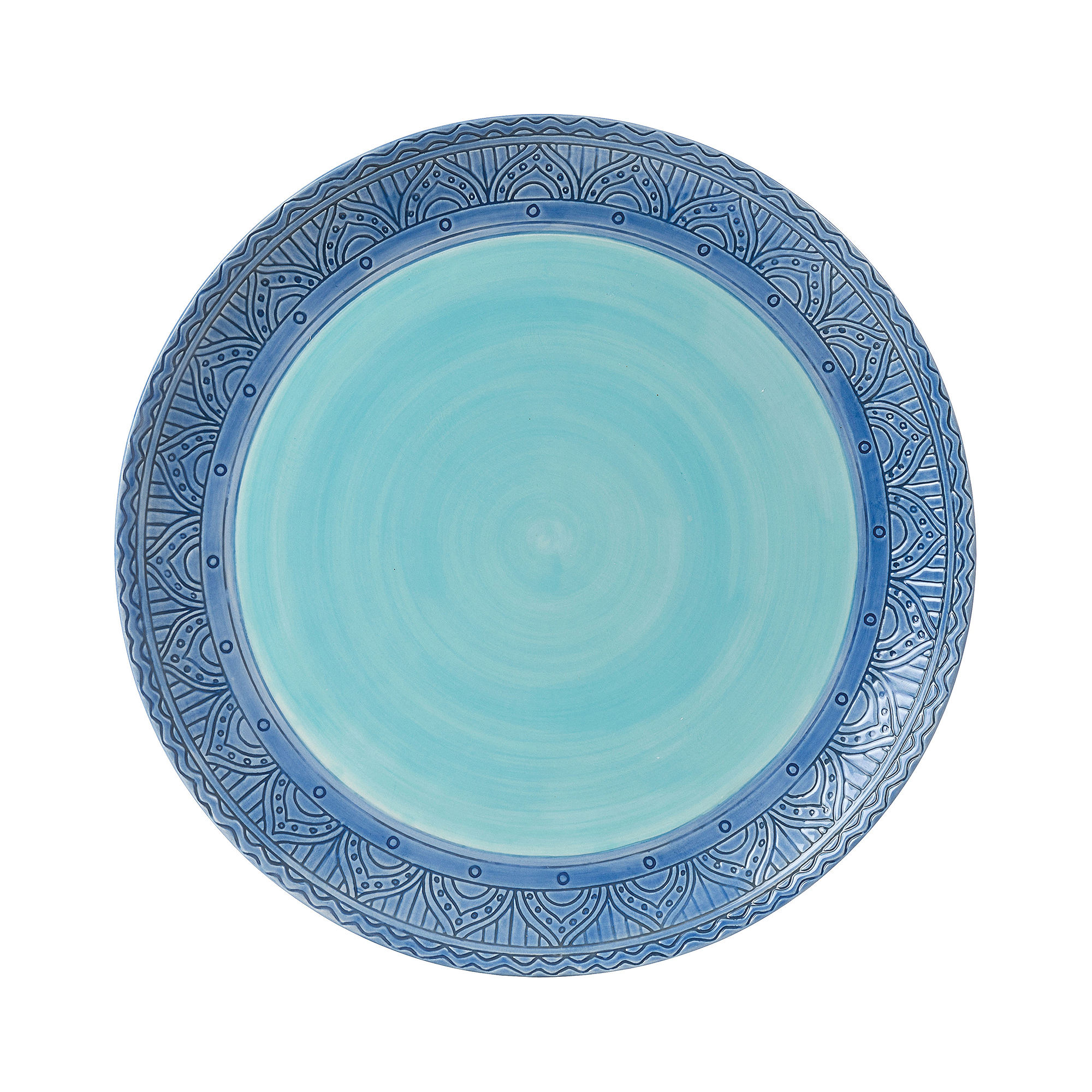 UPC 742414376523 product image for Fitz and Floyd Paisley Park Blue Dinner Plate | upcitemdb.com