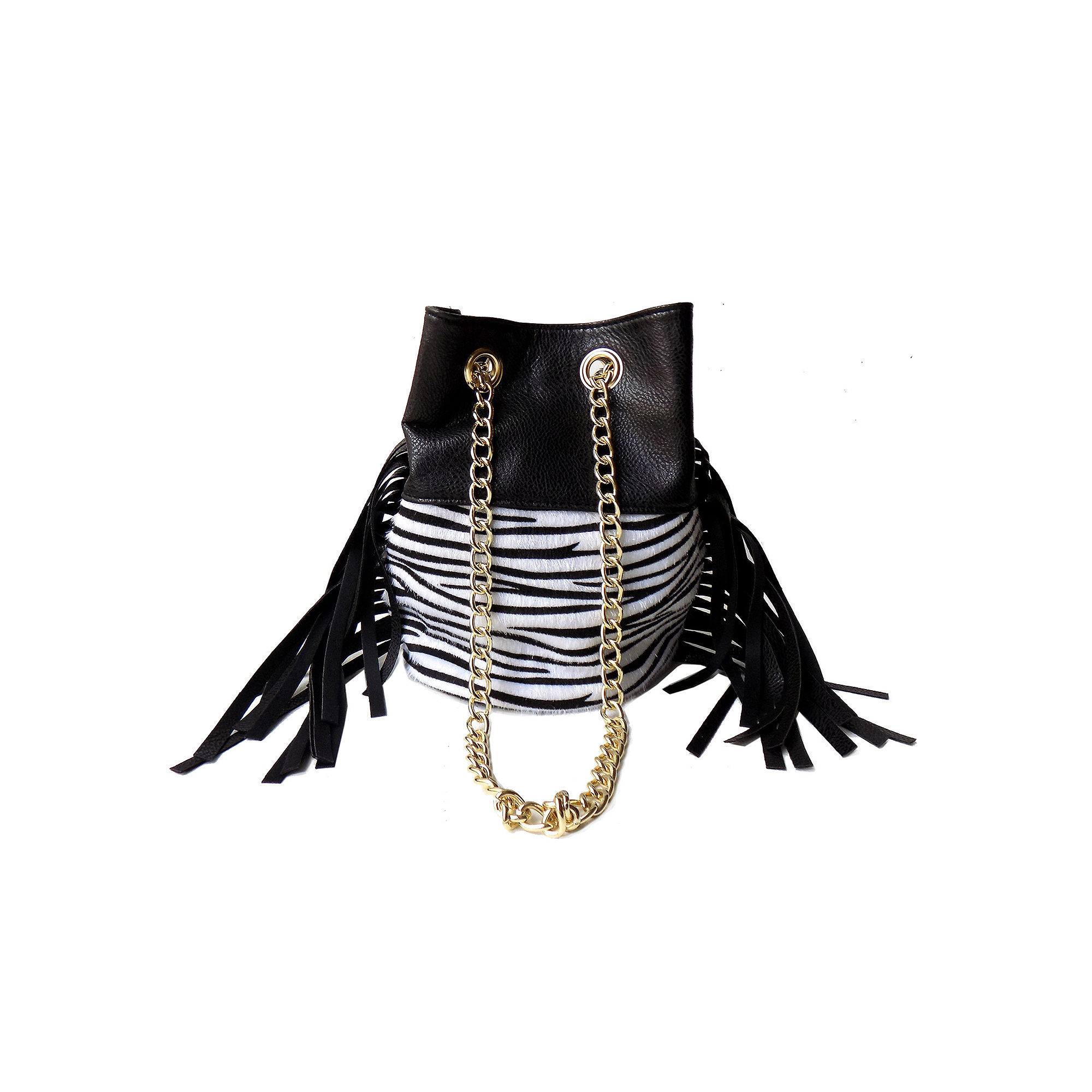 Olivia Miller Tahlia Fringe Mini Bucket Bag