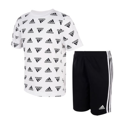 adidas boys short sets