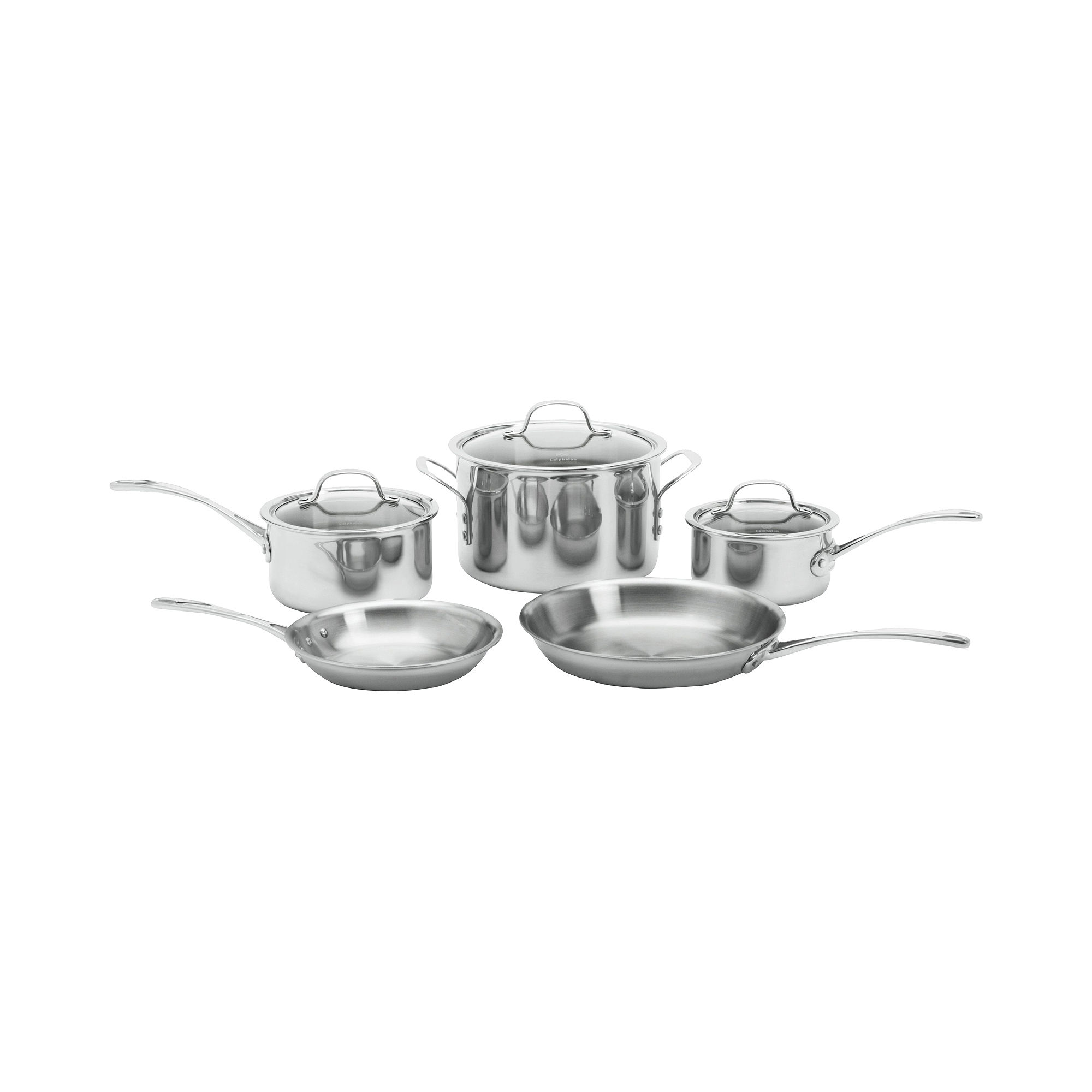 Calphalon Tri-Ply 8-pc. Stainless Steel Cookware Set