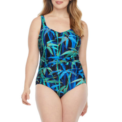 azul by maxine of hollywood one piece swimsuit