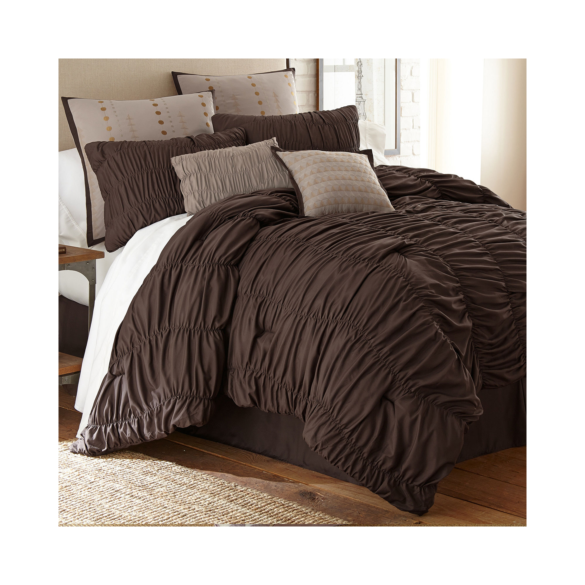 Bayle Ruched 8-pc. Comforter Set