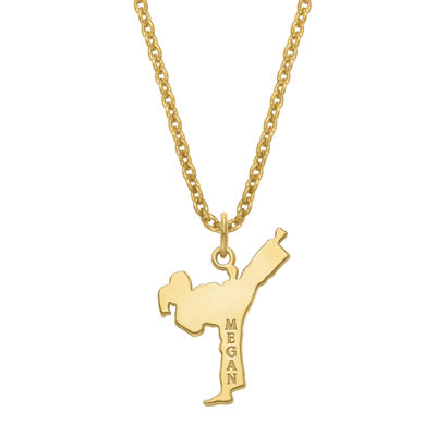 Personalized Karate Name Pendant Necklace JCPenney