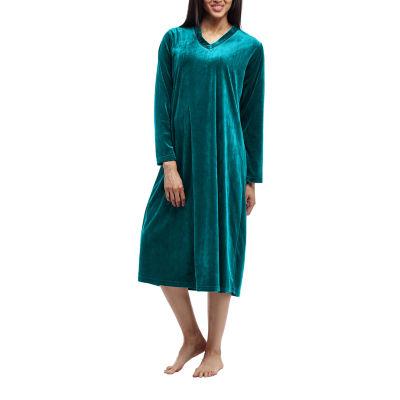 La Cera Womens Knit Nightgown Long 