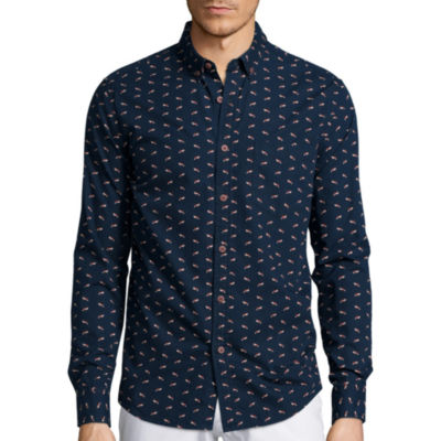 denim and flower shirts mens