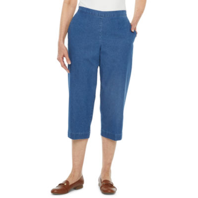 alfred dunner denim capris