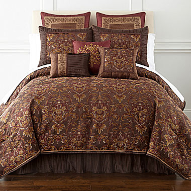 Home Expressions™ Corinthian 7-pc. Jacquard Comforter Set