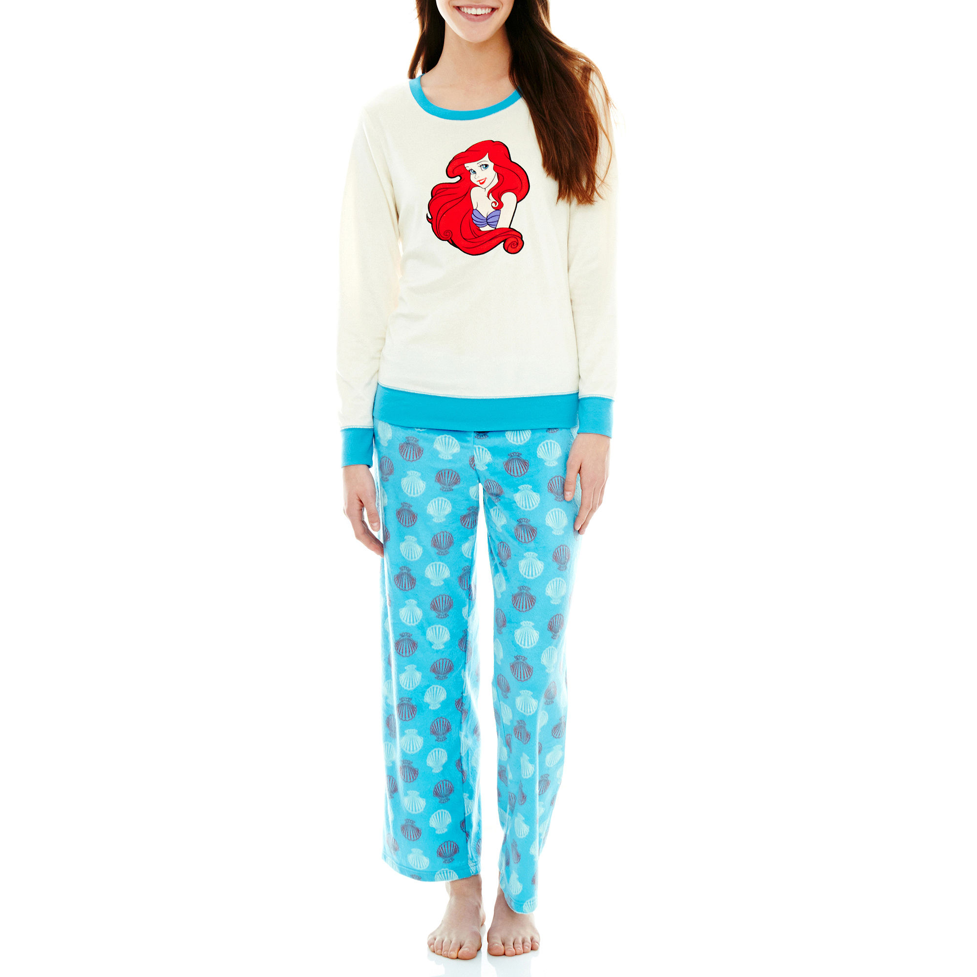 UPC 714147234623 product image for Little Mermaid Long-Sleeve Shirt and Pants Pajama Set | upcitemdb.com