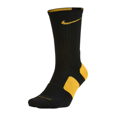 yellow nike basketball socks