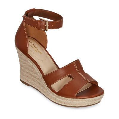 liz claiborne hardie wedge sandals