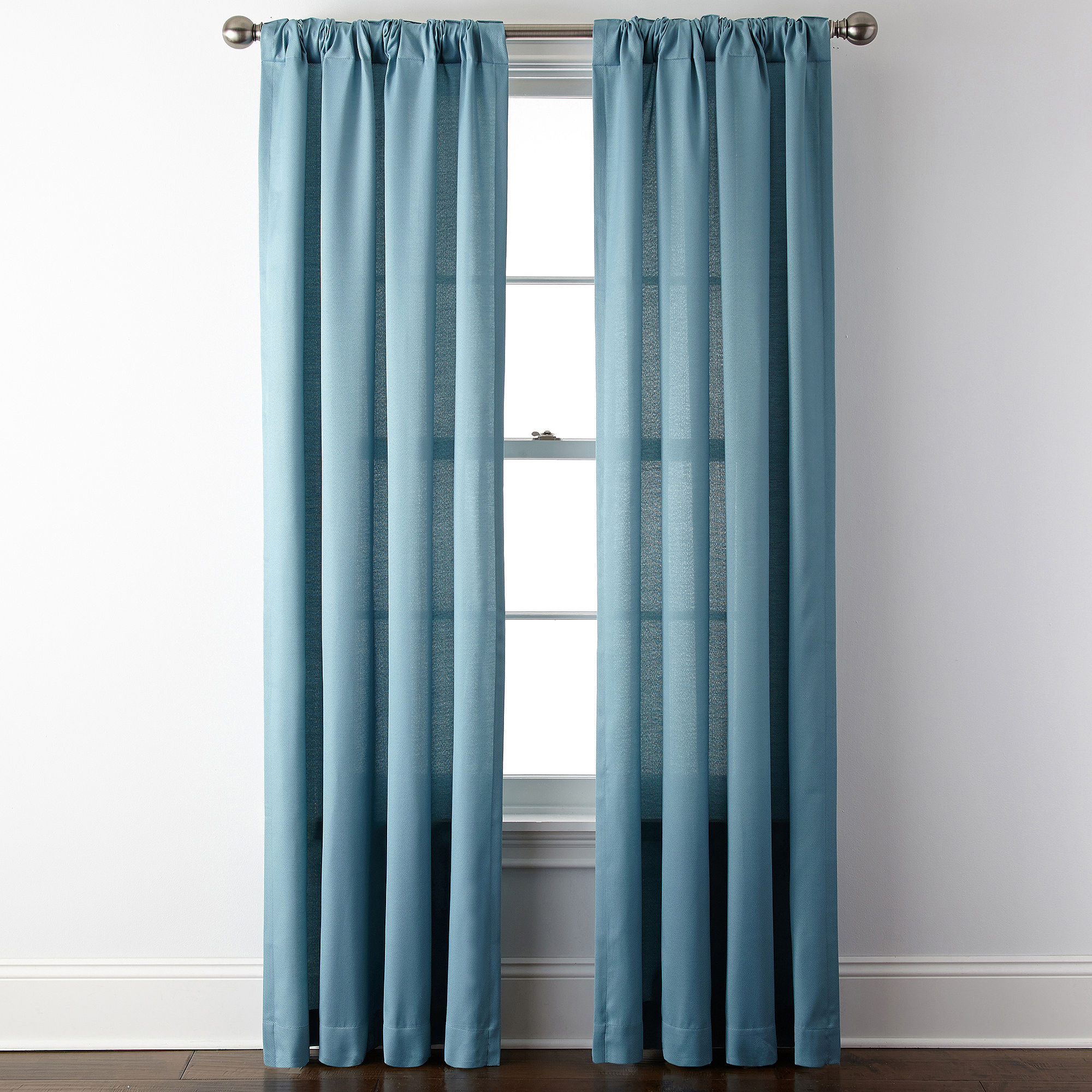 Ivory And Brown Curtains 