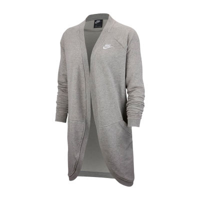 long grey sweater