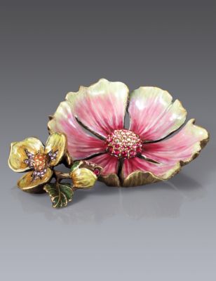 Maya Anemone Trinket Tray - Rose Celadon