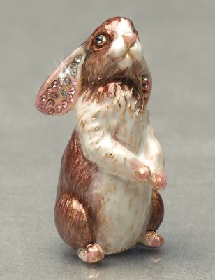 Emory Bunny Mini Figurine - Rustico