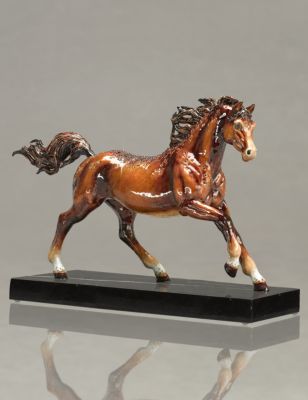 Kuhaylah Horse Figurine - Natural