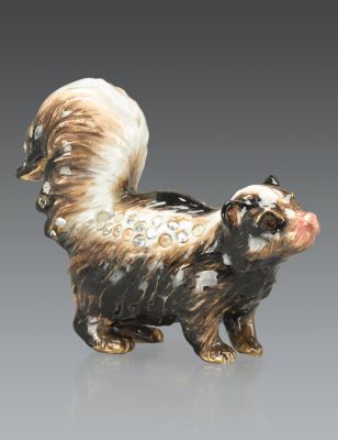 Cole Skunk Mini Figurine - Natural
