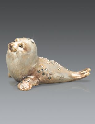 Ronan Baby Seal Mini Figurine - Natural