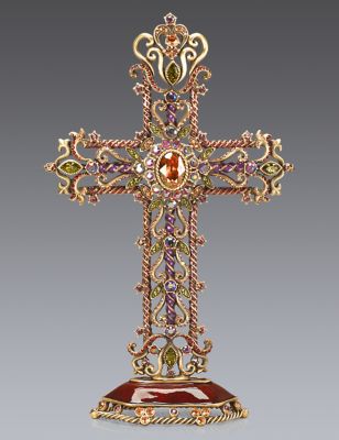 Mica Filigree Cross Objet - Jewel