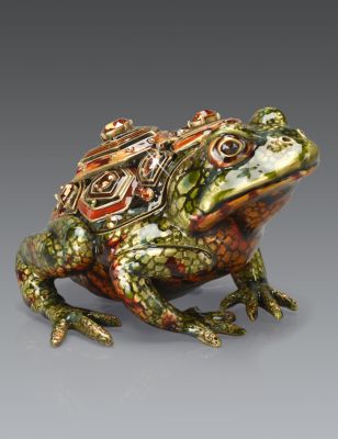 Ben Abstracted Toad Box - Amber