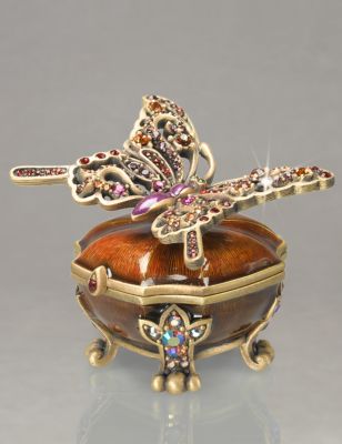 Dara Box with Butterfly - Jewel