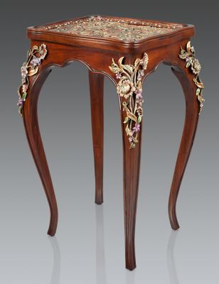 Penelope Vine and Floral Accent Table - Bouquet