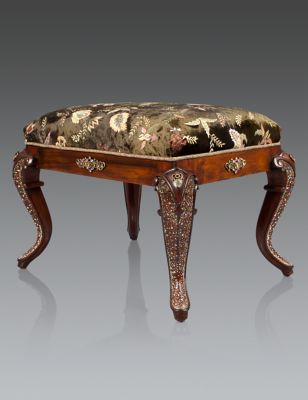 Eveline Heirloom Ottoman - Jewel