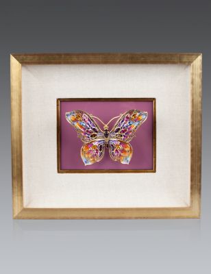 Single Butterfly Wall Objet - Azalea