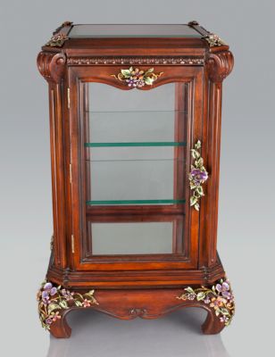 Cordelia Floral Vine Curio Cabinet - Bouquet