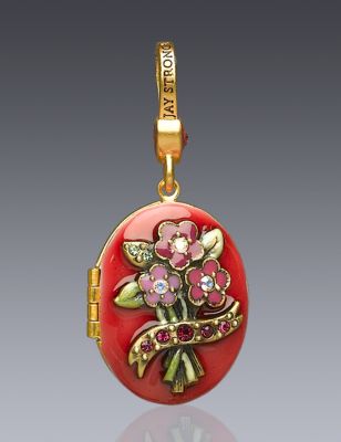 July Birthstone Locket Charm