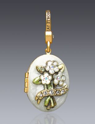 April Birthstone Locket Charm