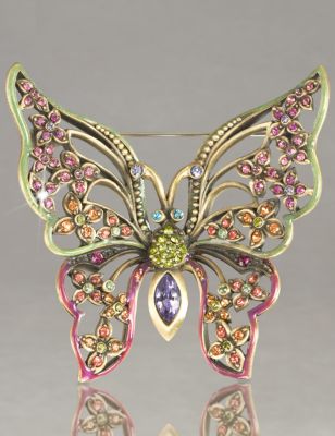 Nalani Floral Butterfly Pin - Flora