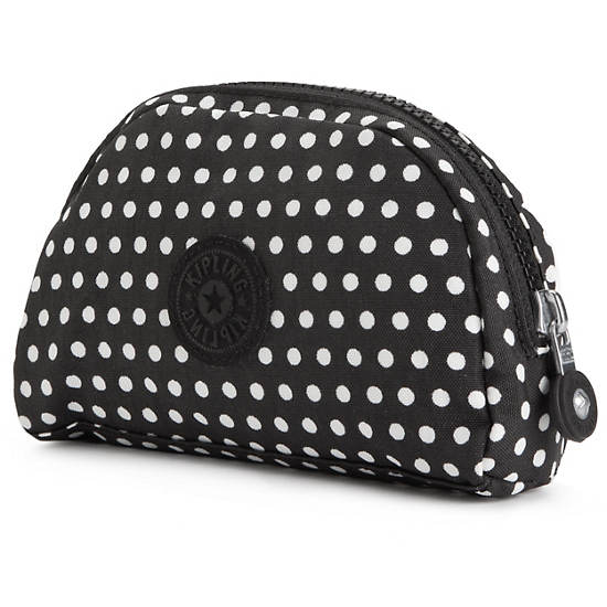 Trix Mini Pouch,White Dot,large
