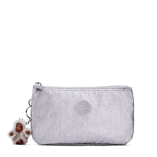 Creativity Metallic Large Pouch,Platinum Metallic,large