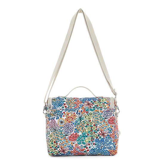 Kichirou Lunch Bag,Little Flower Blue,large