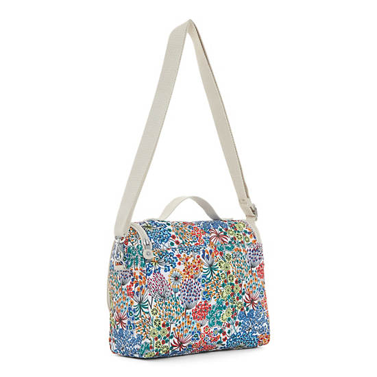 Kichirou Lunch Bag,Little Flower Blue,large